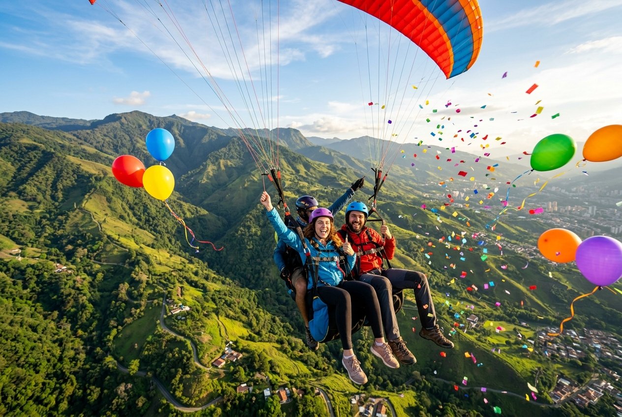Experiencia Celebración – vuelo cumpleaños aniversario grado